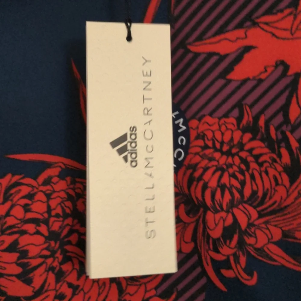 Adidas by Stella McCartney Red and Black Long Sleeve Top - Picture 7 of 8